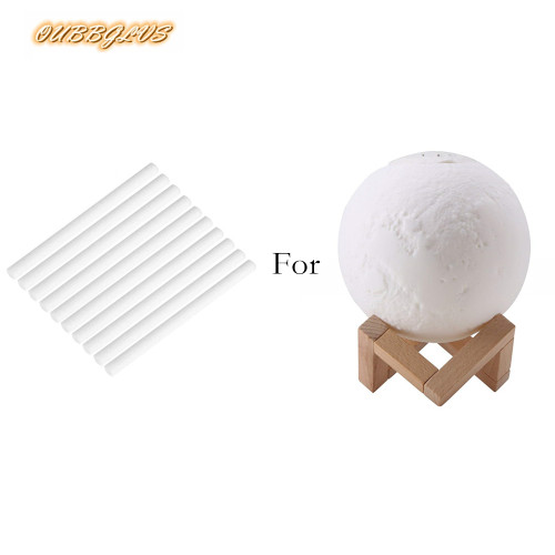 8mm* 116mm 10 Pcs Cotton Sponge Stick for Moon Light Humidif