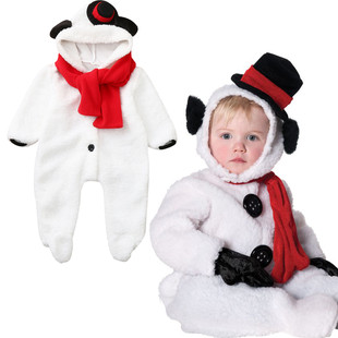 Winter Baby Xmas Romper Snowman Newborn Baby Christmas Costu