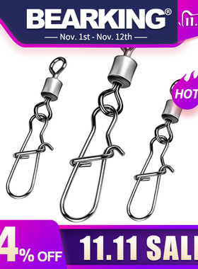 BEARKING 50PCS Pike Fishhook Lure Fishing Accessories Connec