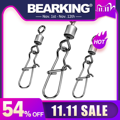 BEARKING 50PCS Pike Fishhook Lure Fishing Accessories Connec