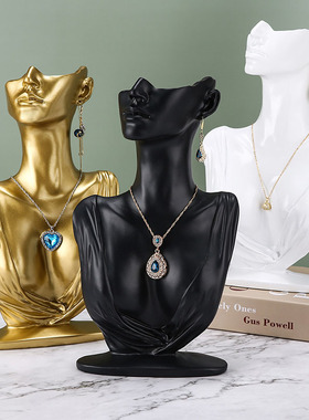 Resin Sculpture Home Decor Nordic Figure Statue Jewelry Stan