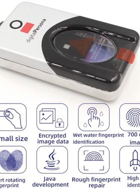 Digital Persona U are U 4500 Biometric Fingerprint Scanner U
