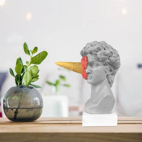 Ice Cream David Statue David Sculpture Key Storage Room Deco