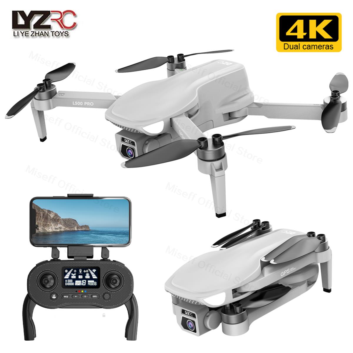 2022 New L500 Pro Mini Drone 4K HD Professional GPS FPV Brus