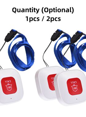 Tuya WiFi Smart SOS Call Button Wireless Caregiver Pager Pho