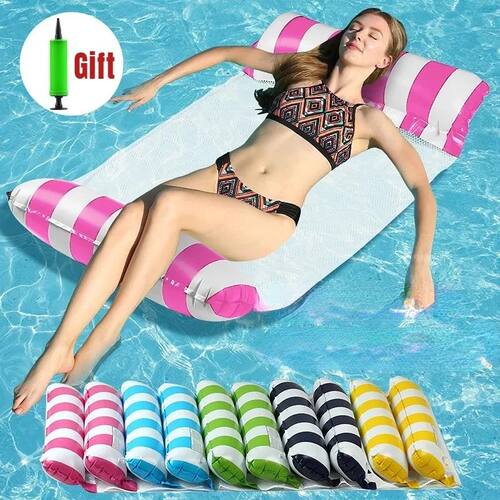 New Summer For Adult Water Hammock Recliner Inflatable Float