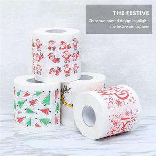 5 Rolls Disposable Napkins Tissue Tissue Printing Roll Toile