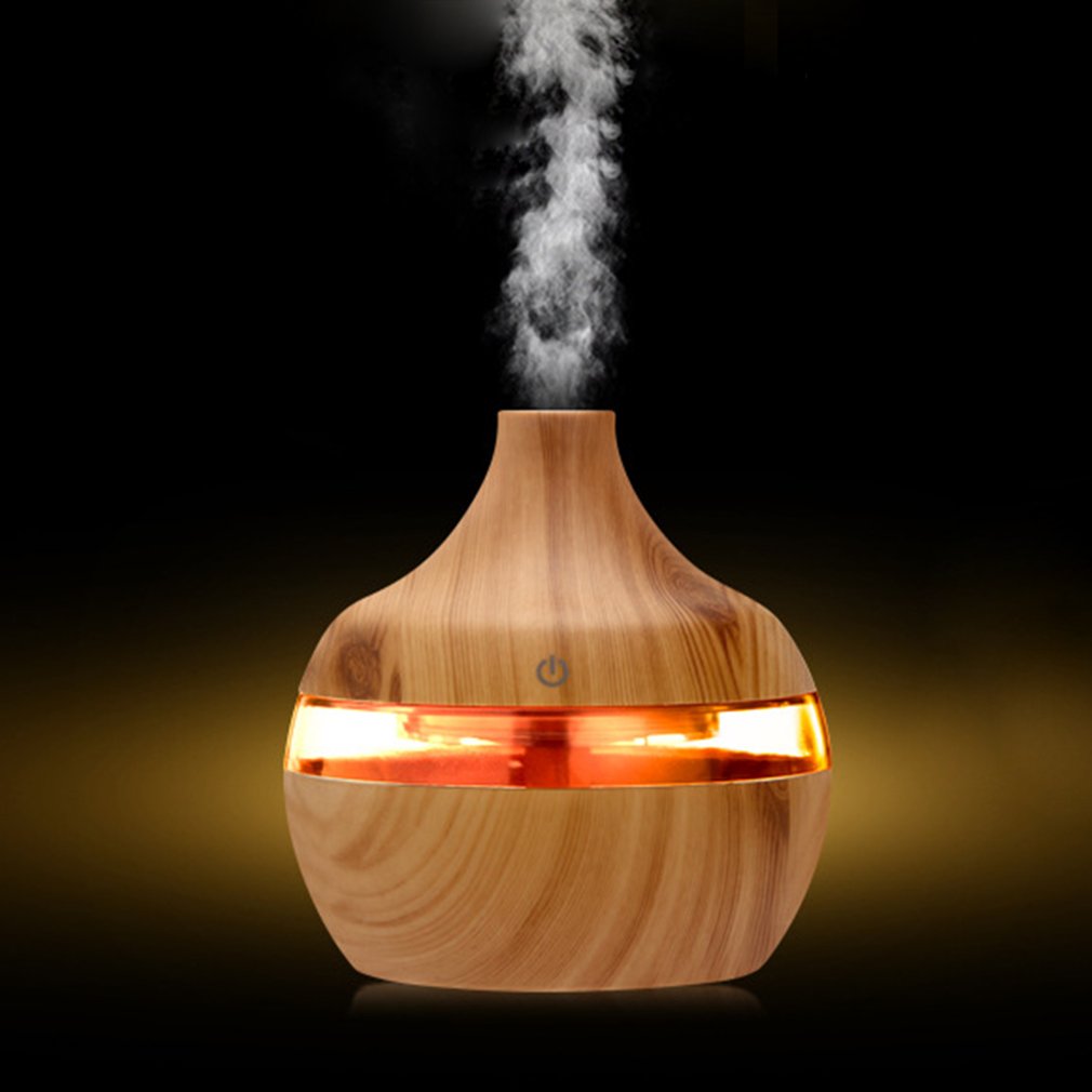 Wood Grain Essential Oil Aromatherapy Diffuser Home Office A