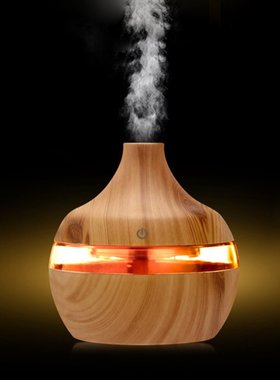Wood Grain Essential Oil Aromatherapy Diffuser Home Office A