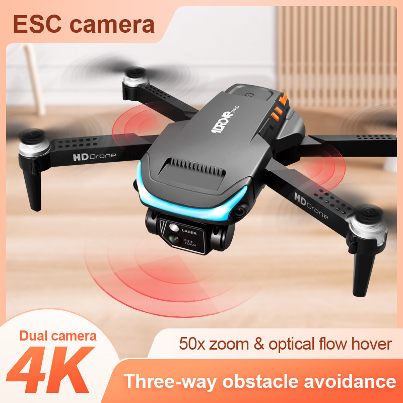 WYFA 드론 4K ESC 듀얼 카메라 HD WIFI FPV 장애물 회피