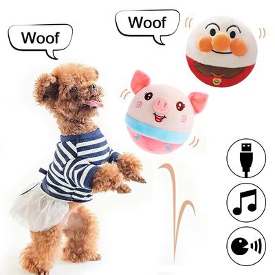Electronic Pet Dog Toy Ball Pet Bouncing Jump Balls Talking