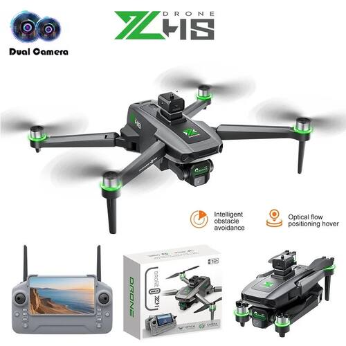 ZH8 Drone Professional HD Dual Camera UAV LCD Rc Brushless Q
