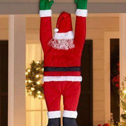 Marry Christmas Santa Claus Hanging Doll Window Navidad Chri
