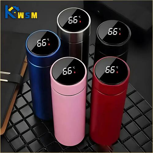 500ML Temperature Display Thermos Cup Stainless Steel Divide