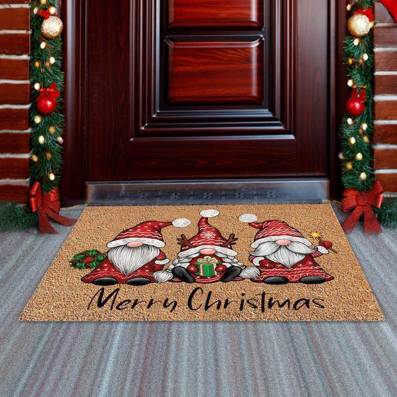40x60cm christmas doormat gnome dwarf doormat merry christma