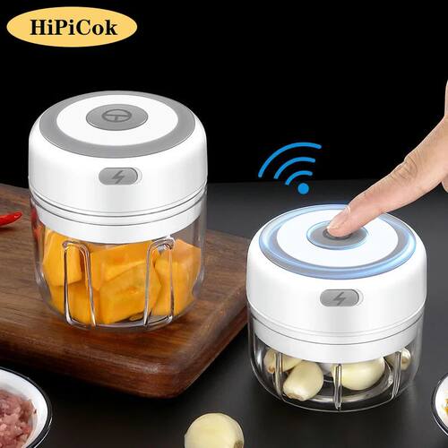 HiPiCok Meat Grinder Electric Garlic Crusher Food Chopper  G