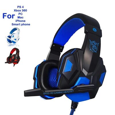 Gaming Headphones Headset Deep Bass Stereo Wired Gamer Earph