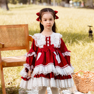 Lolita Children's Day Summer Snow White Dress Baby Lolita Po