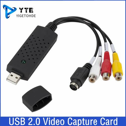 USB 2.0 VHS To DVD Converter Convert Analog Video To Digital
