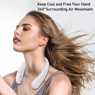 Mini Neck Fan Portable Hanging Neck Fan 1200mAh Bladeless Mu