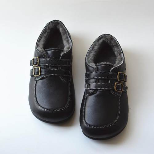 厚底羊皮毛一体女款雪地靴冬季