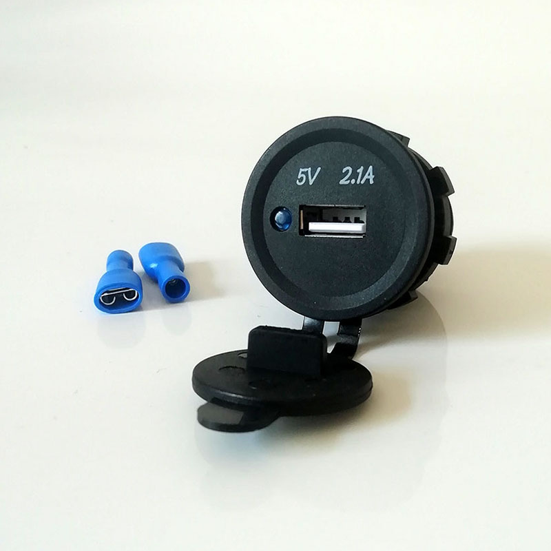 汽车手机充电器12V转5v防水USB