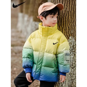 耐克顿儿童羽绒服男童2023新款冬季90白鸭绒加厚面包服冬装外套潮