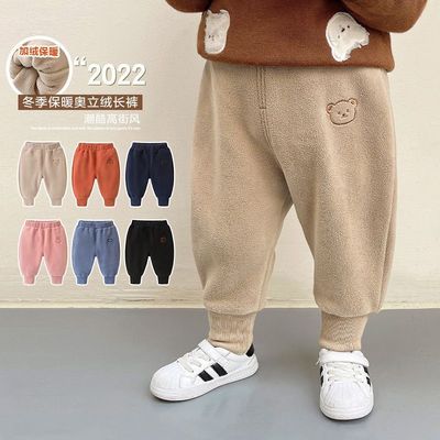 儿童宝宝秋冬保暖休闲裤