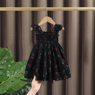 女童吊带连衣裙夏装新款