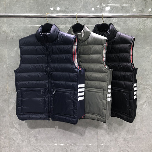 TB立领羽绒服马甲无袖背心保暖潮