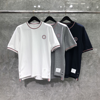 tb短袖t恤男女情侣夏季纯棉圆领