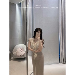 浅奶咖 很美 日杂少女配色 显瘦绵羊毛针织半裙 清仓