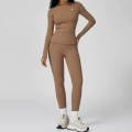 3101 Long Sleeves + 8519 Trousers—Mocha Brown