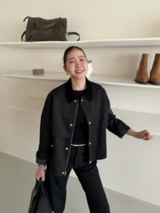 十三行widelia陈姬儿春季韩高级小香外套重工小个子宽松夹克7025
