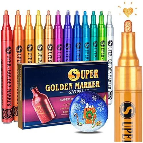 Acrylic Paint Pens Metallic Markers Set for Rock Painting