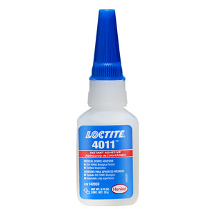 乐泰4011 瞬干胶粘合木材纸张皮革织橡胶金属塑料多孔吸水性表面