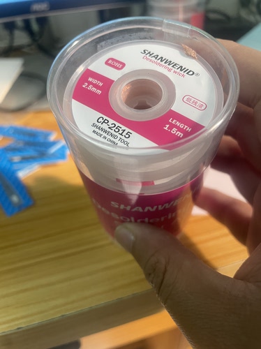 SHANWENID低残渣吸锡线2.0/2.5mm 1.5m拆焊吸锡带10卷装