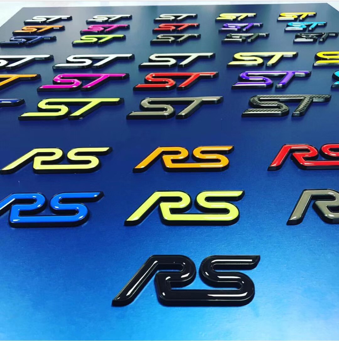 福克斯RS/ST贴 尾翼贴启动汽车车标
