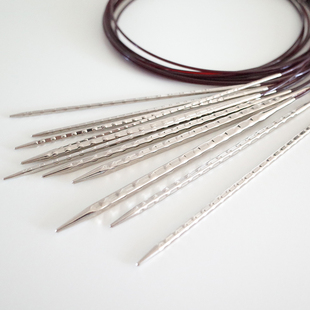 潮钩牌环形方针防脱线 80cm环形针不锈钢尼龙绳毛线手工编制工具