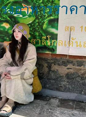 4video自制 苎麻棉砂洗蝙蝠袖质感超好设计感不对称百搭衬衫上衣