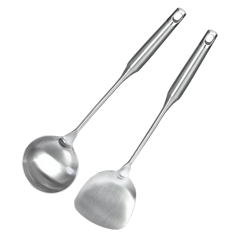 食品级不锈钢锅勺铲勺加厚锅铲大汤勺粥勺子炒菜铲家用防烫锅铲勺