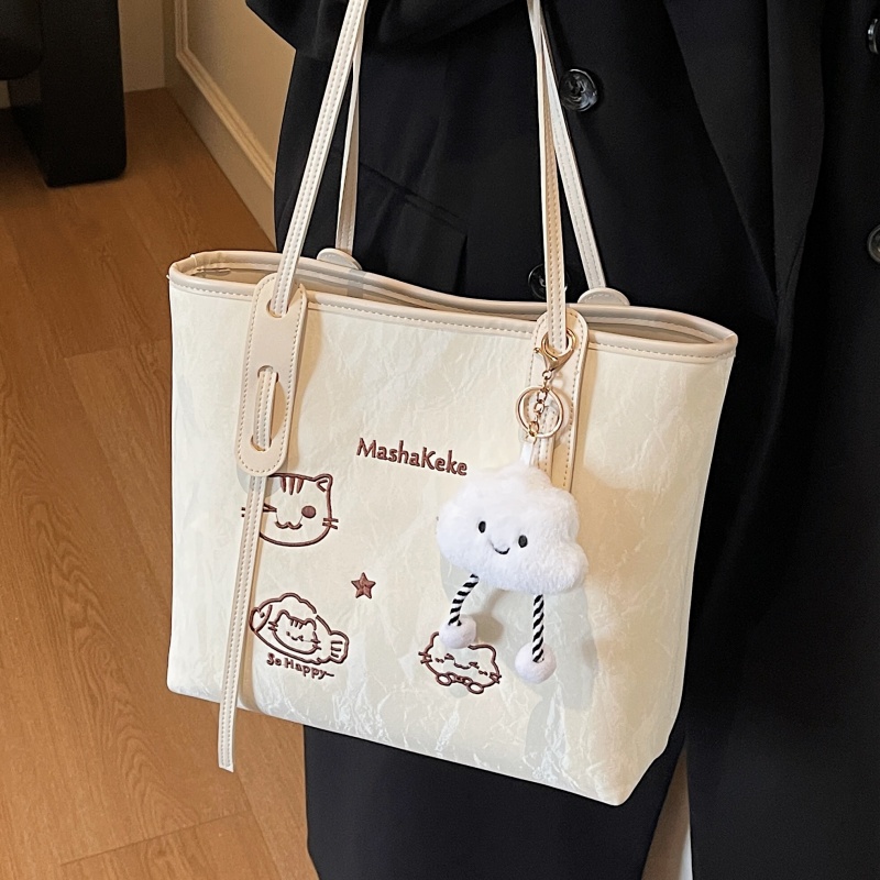 时尚设计感大容量包包2025新款女士单肩包小众百搭通勤上班托特包