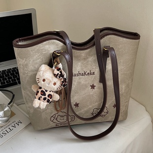 高级感上班通勤大包包女2025新款时尚大容量简约托特包女士单肩包