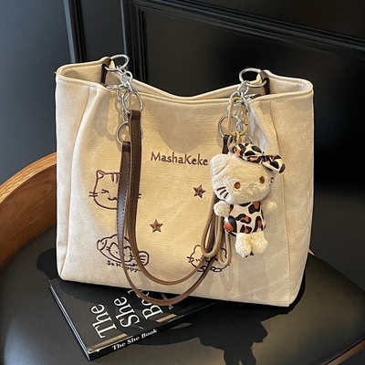 时尚设计感大容量通勤上班托特包