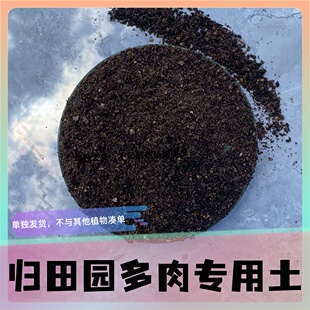 归田园多肉  多肉土营养土 泥炭土 发根服盆控形专用细颗粒