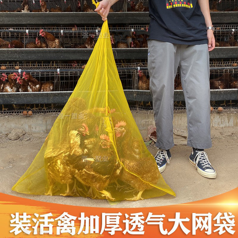 装活禽的网袋网兜小网眼塑料包装袋装活鸡活鸭塑料编织袋 网袋纱