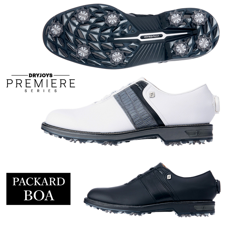 日本代购footjoy premiere packard boa旋钮鞋男士fj高尔夫球鞋