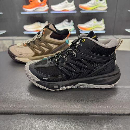 李宁儿童鞋女大童运动鞋2024冬季新款软底弹力休闲户外鞋YKEU004