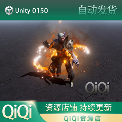 UnityCharacter Auras 3 1.2角色魔法光环护盾技能buff特效包更新