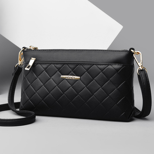 女士小包2026新款时尚单肩斜挎包妈妈包真皮中年女包软皮包手机包